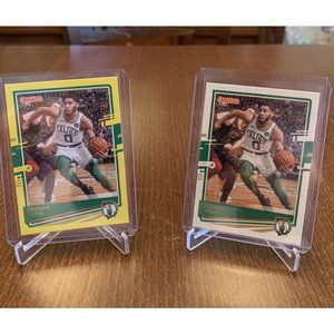 2020 2021 Donruss basketball Jayson Tatum lot base + yellow flood Cards Card NBA